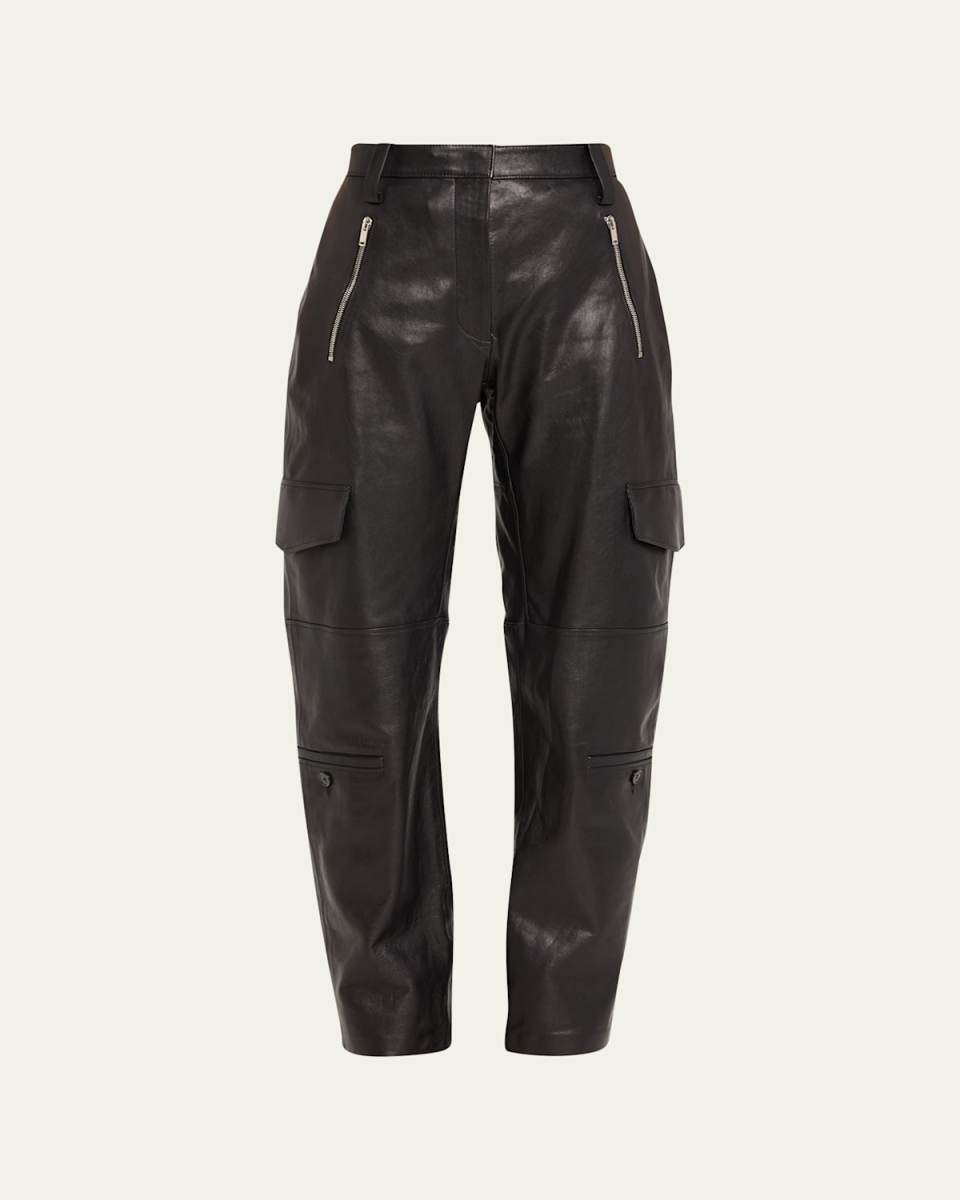Jackson Leather Cargo Pants