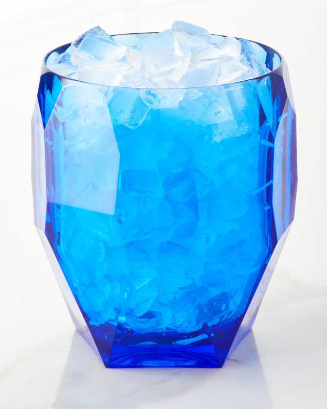 Antarctica Frost Acrylic Ice Bucket, Blue