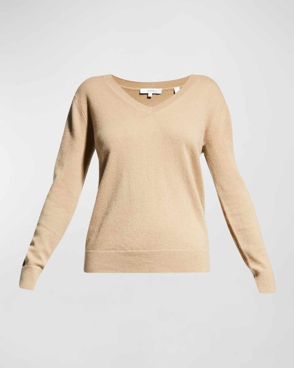 Weekend V-Neck Cashmere Pullover Sweater