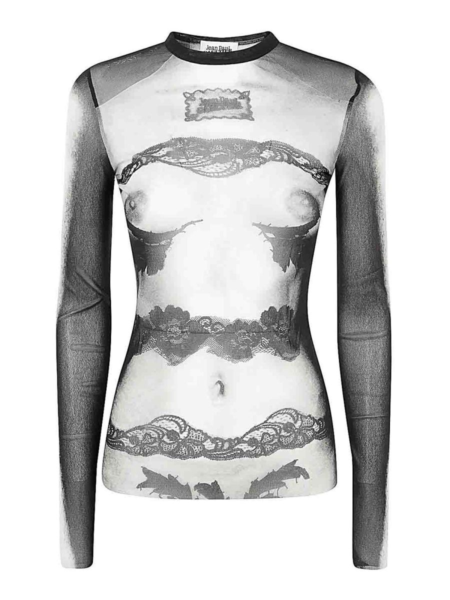 Jean Paul Gaultier Top - Noir