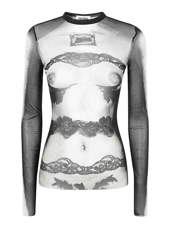 Jean Paul Gaultier Top - Noir