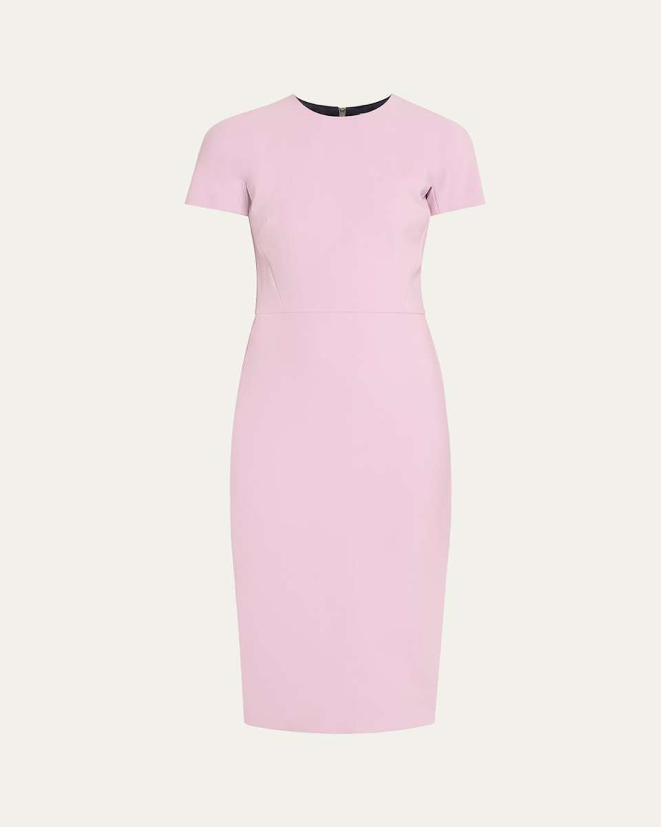 T-Shirt Sheath Dress with Back Zipper