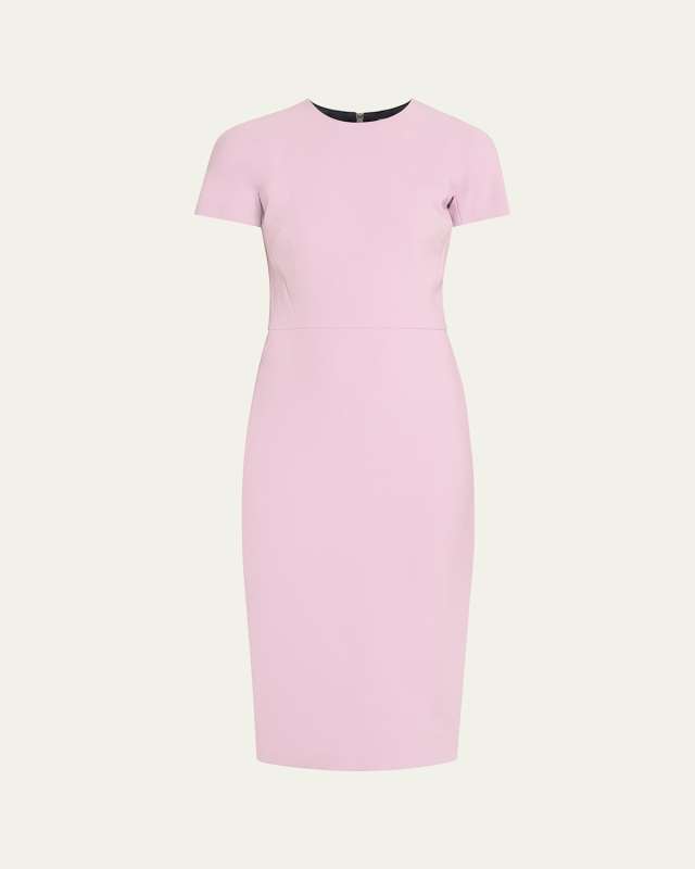 T-Shirt Sheath Dress with Back Zipper