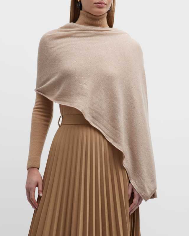 Sequin Cashmere Shawl