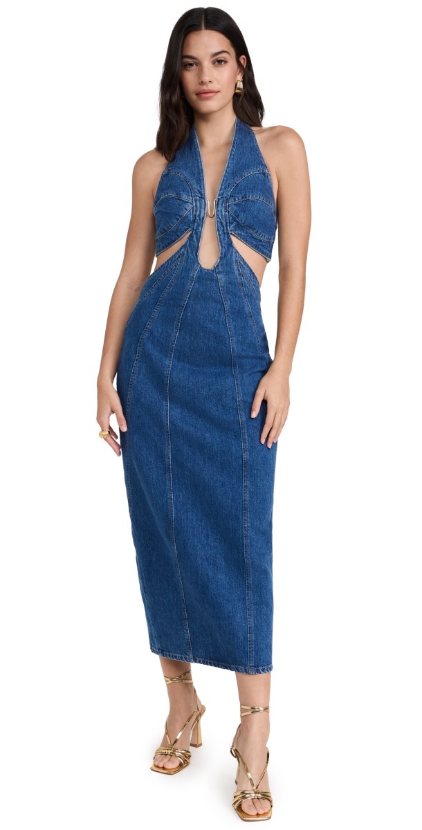 Cult Gaia Abi Dress Indigo