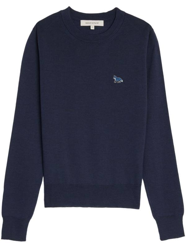 W Baby Fox Patch Regular Jumper