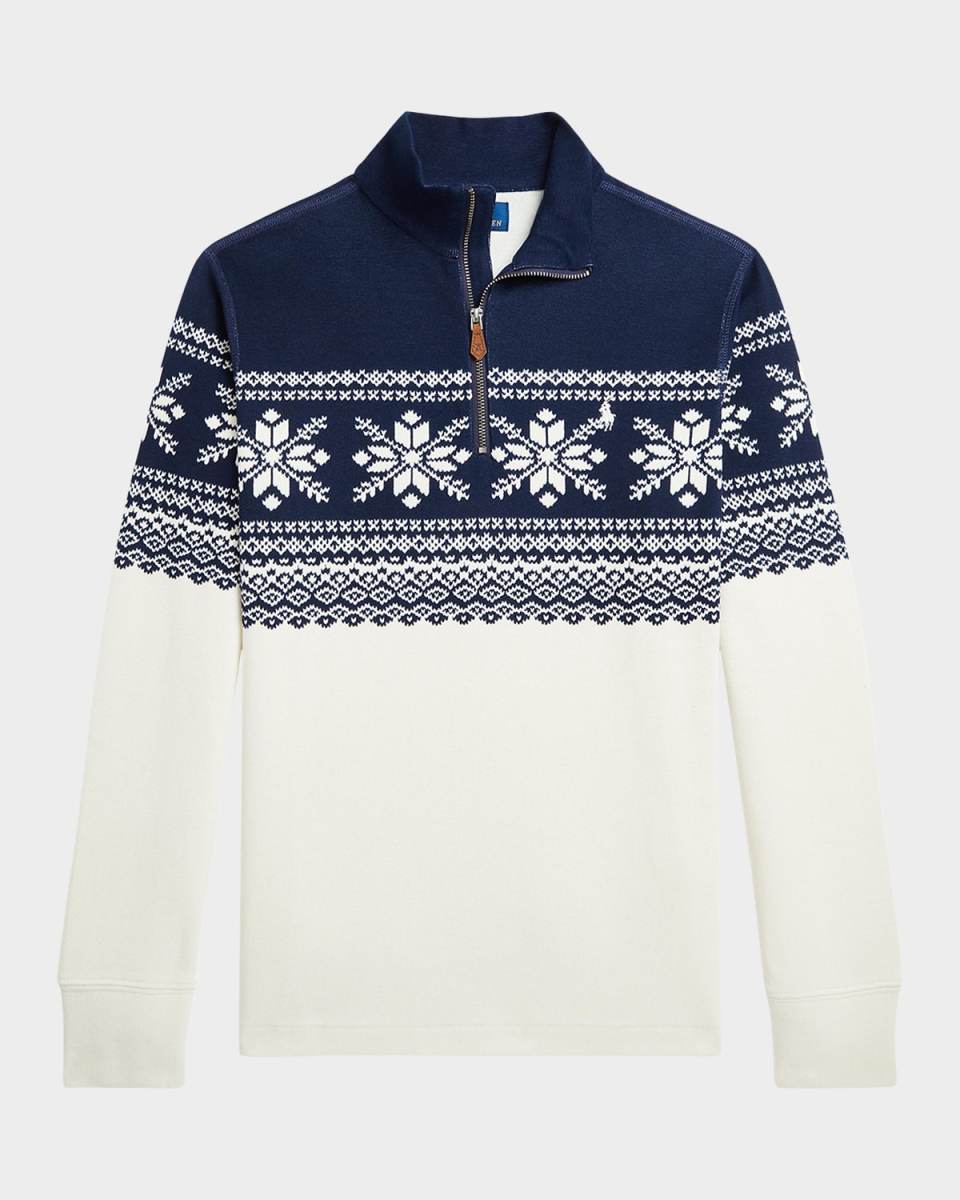 Boy's Estate Snowflake Sweater, Size S-X