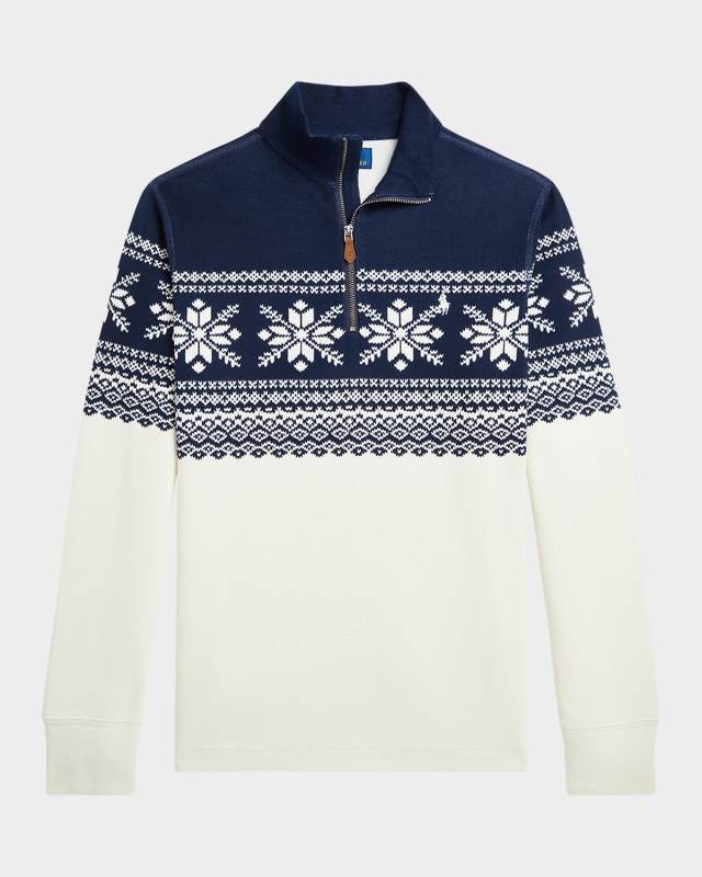 Boy's Estate Snowflake Sweater, Size S-X