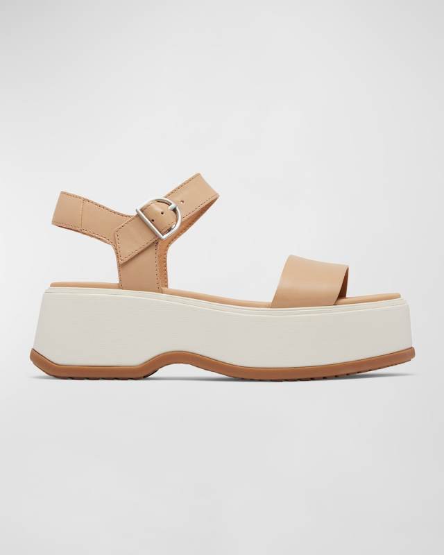 Dayspring Leather Ankle-Strap Comfort Sandals