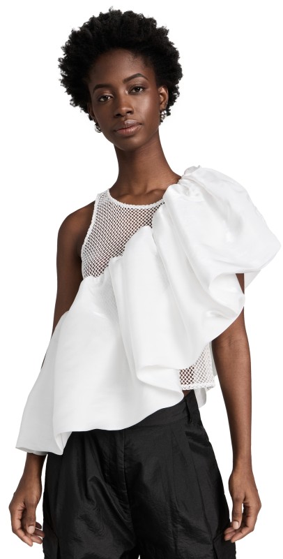 By Efrain Mogollon Abolengo Knit Tank Top Off White