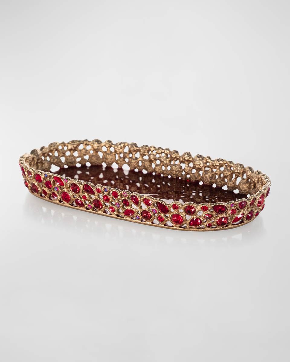 Ruby Bejeweled Tray