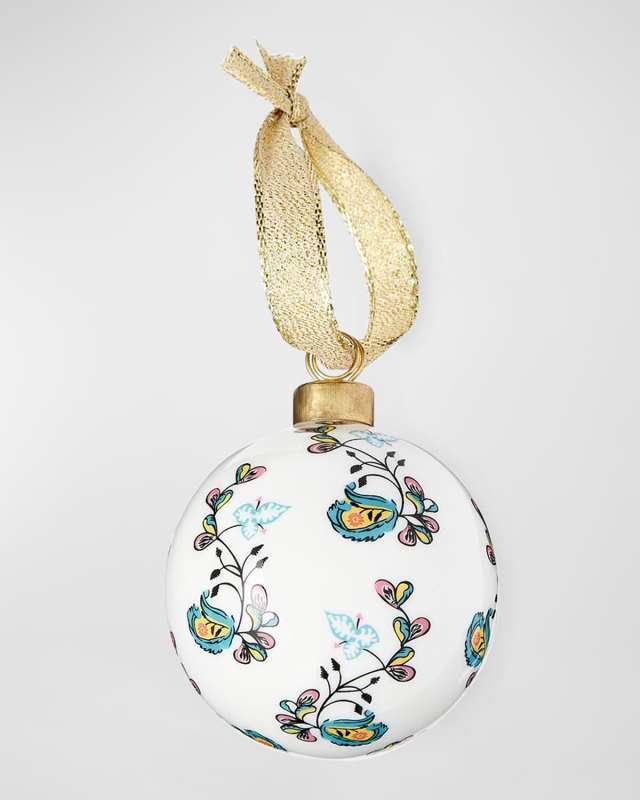 Psycho Sprig Yellow Ornament