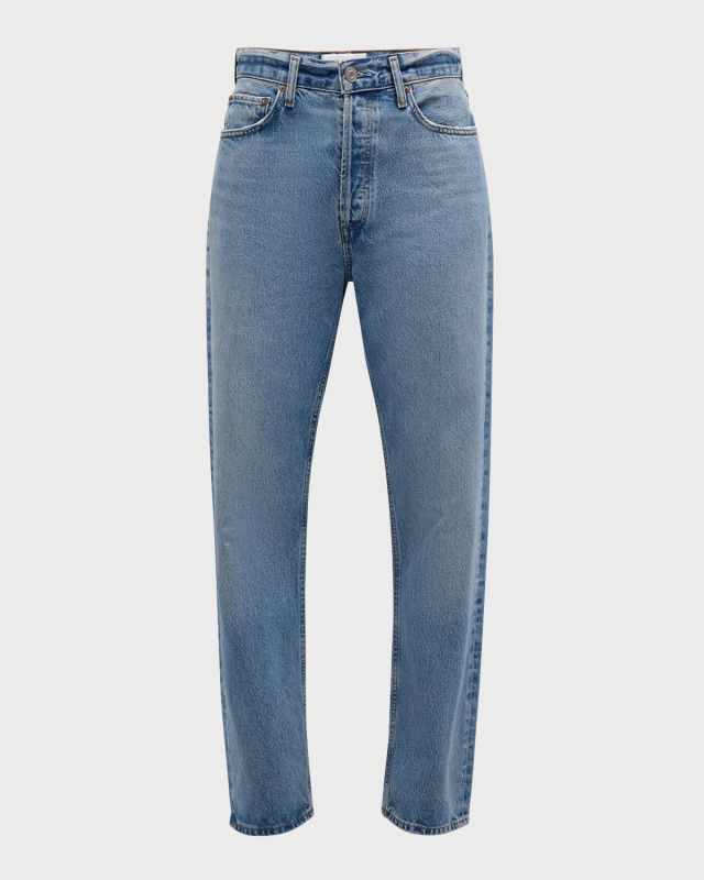 90s Pinch Waist High-Rise Straight Jeans