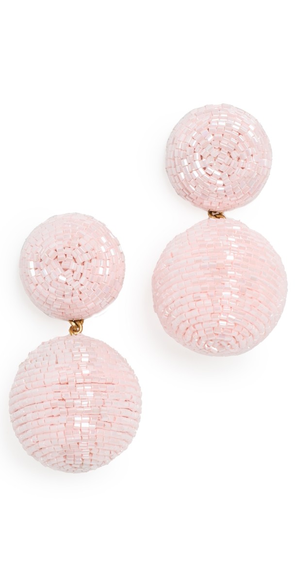 Deepa Gurnani Nica Earrings Pink