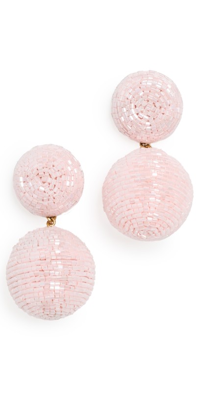 Deepa Gurnani Nica Earrings Pink