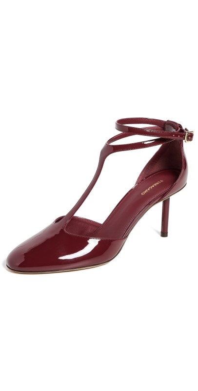 FERRAGAMO 70mm Lysandra Pumps Borgogna