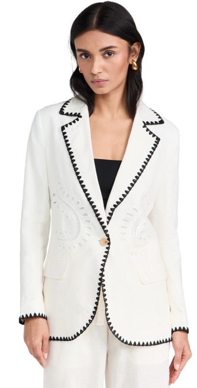 Figue Robin Blazer Chalk