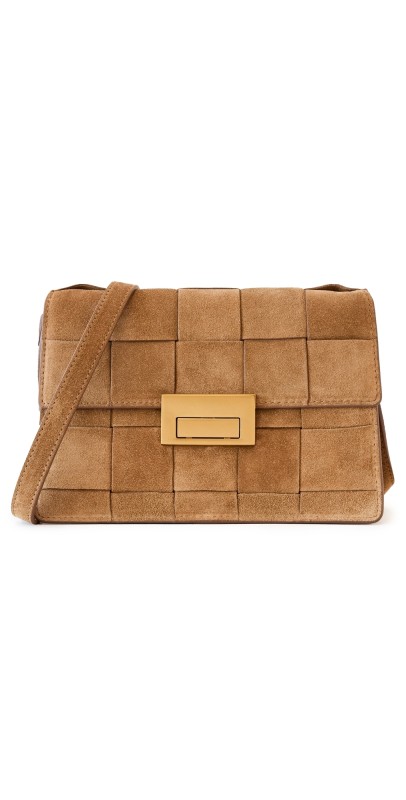 Loeffler Randall Delphine Leather Clutch Toff