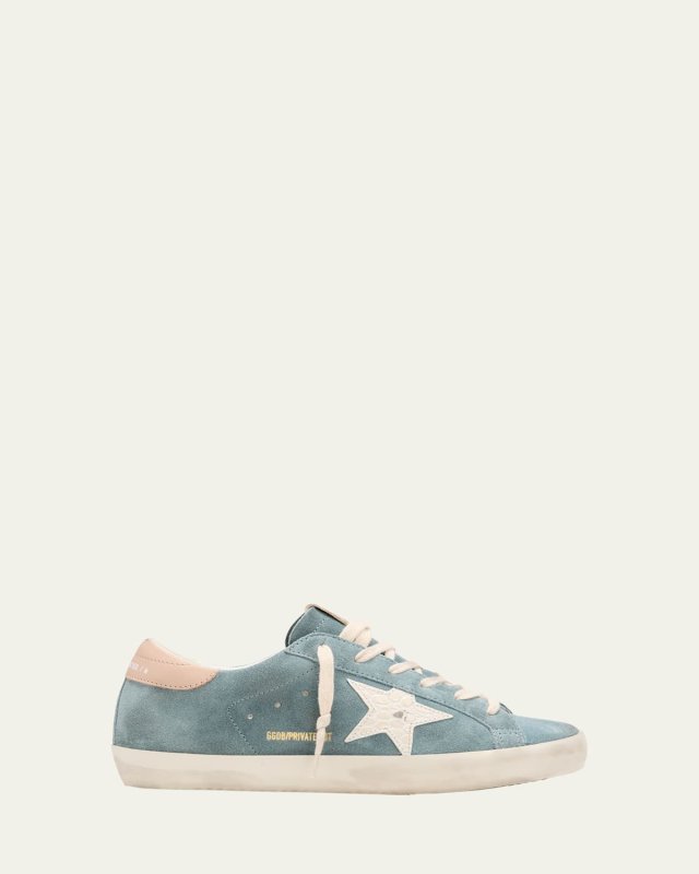 Superstar Mixed Leather Low-Top Sneakers