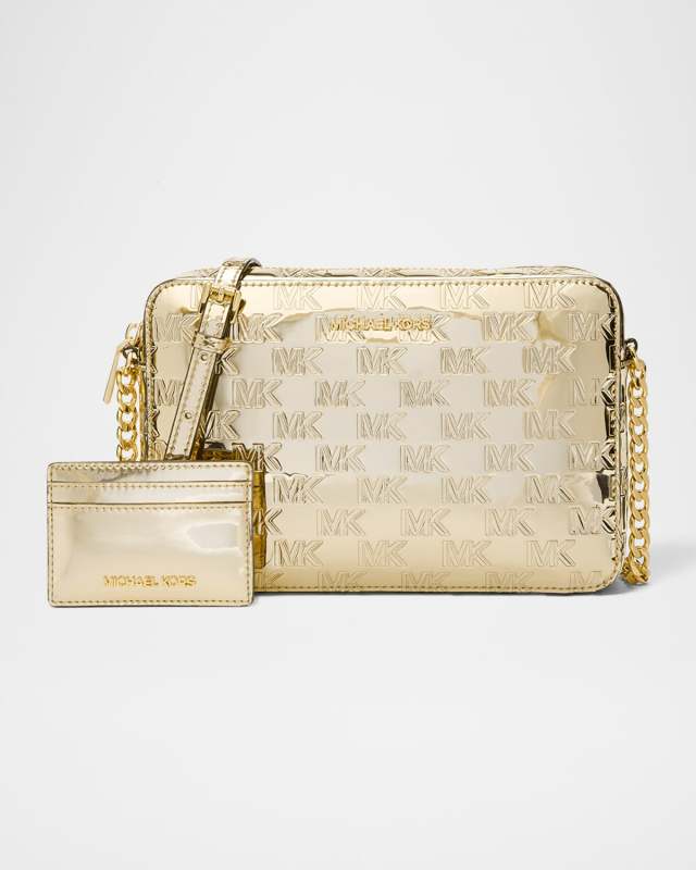 Jet Set Monogram Metallic Crossbody Bag