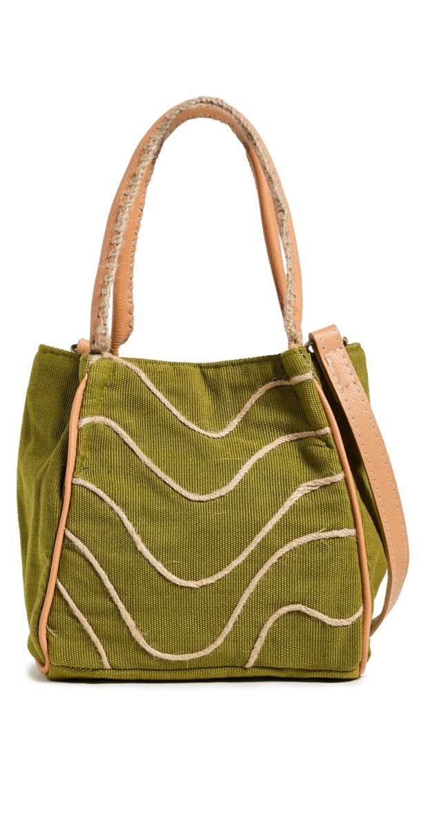 Mercado Global Flora Petite Tote Turf Moss