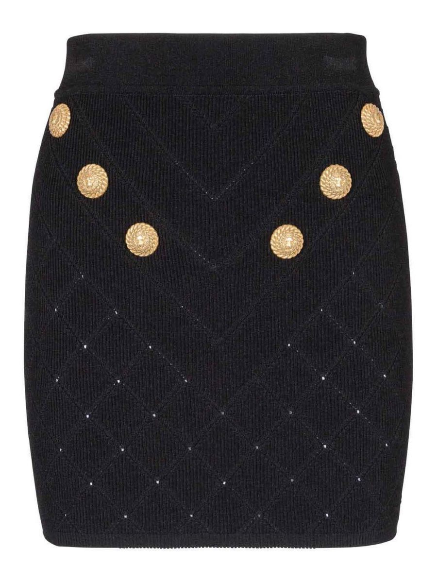 Balmain Pull Col Bateau - Noir