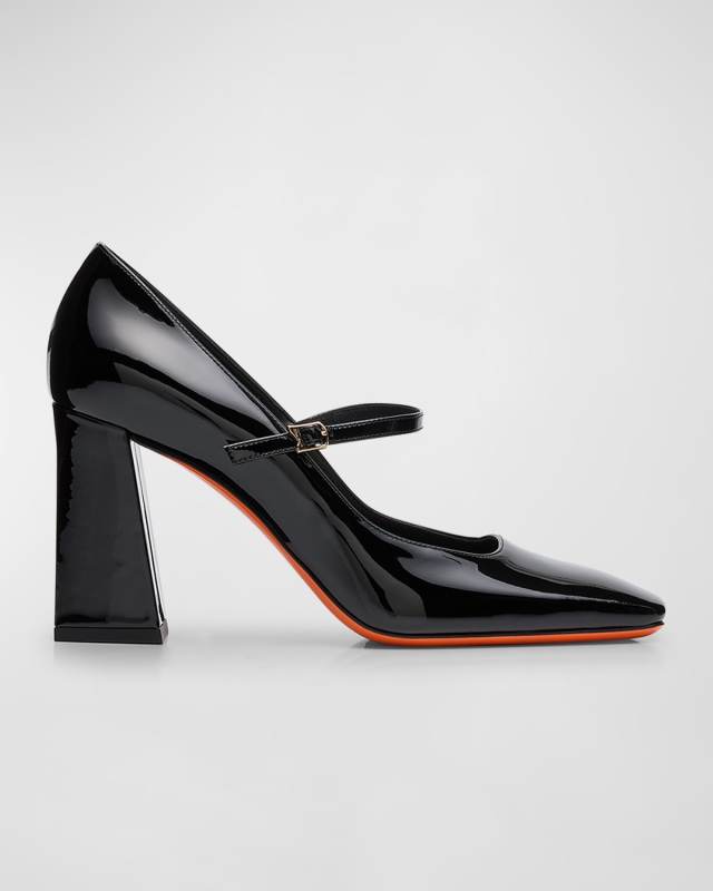 Marta Patent Mary Jane Pumps