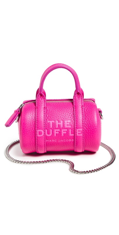 Marc Jacobs The Leather Nano Duffel Crossbody Black