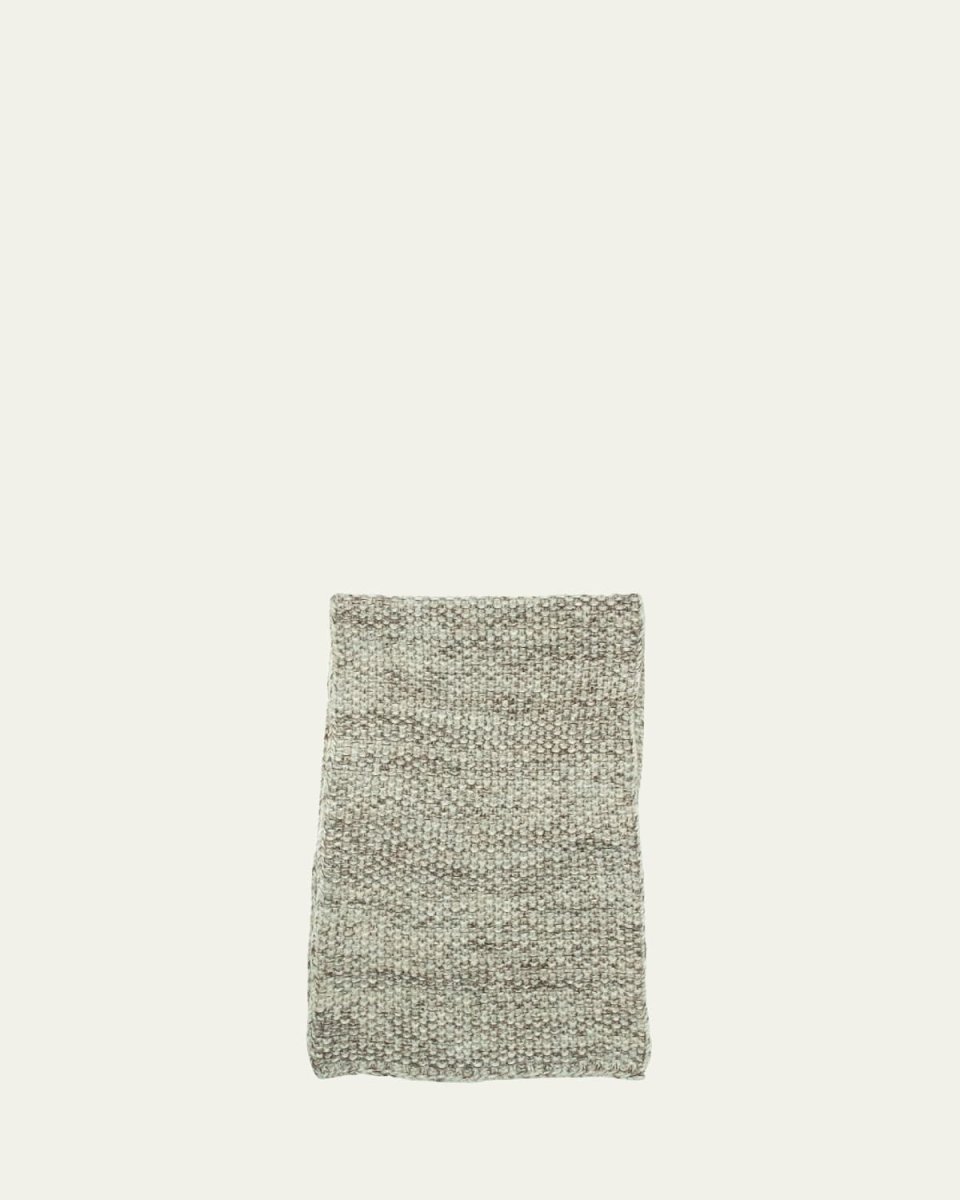 Metallic Cashmere Knit Scarf, 66" x 10"
