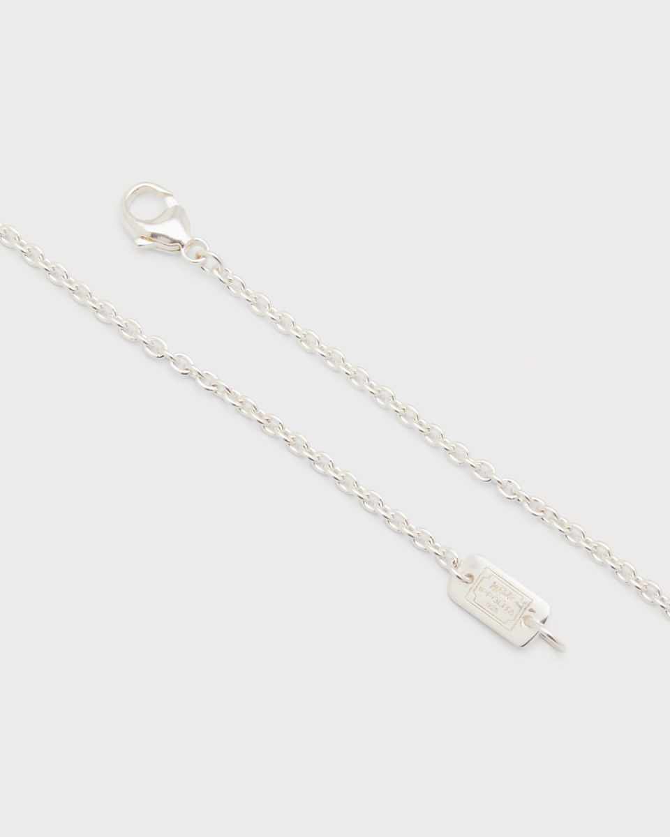 Mixed Multi Stone Station Necklace in Sterling Silver