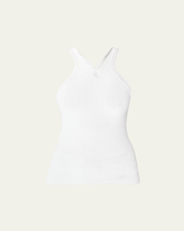 Criss-Cross Ribbed Tank Top