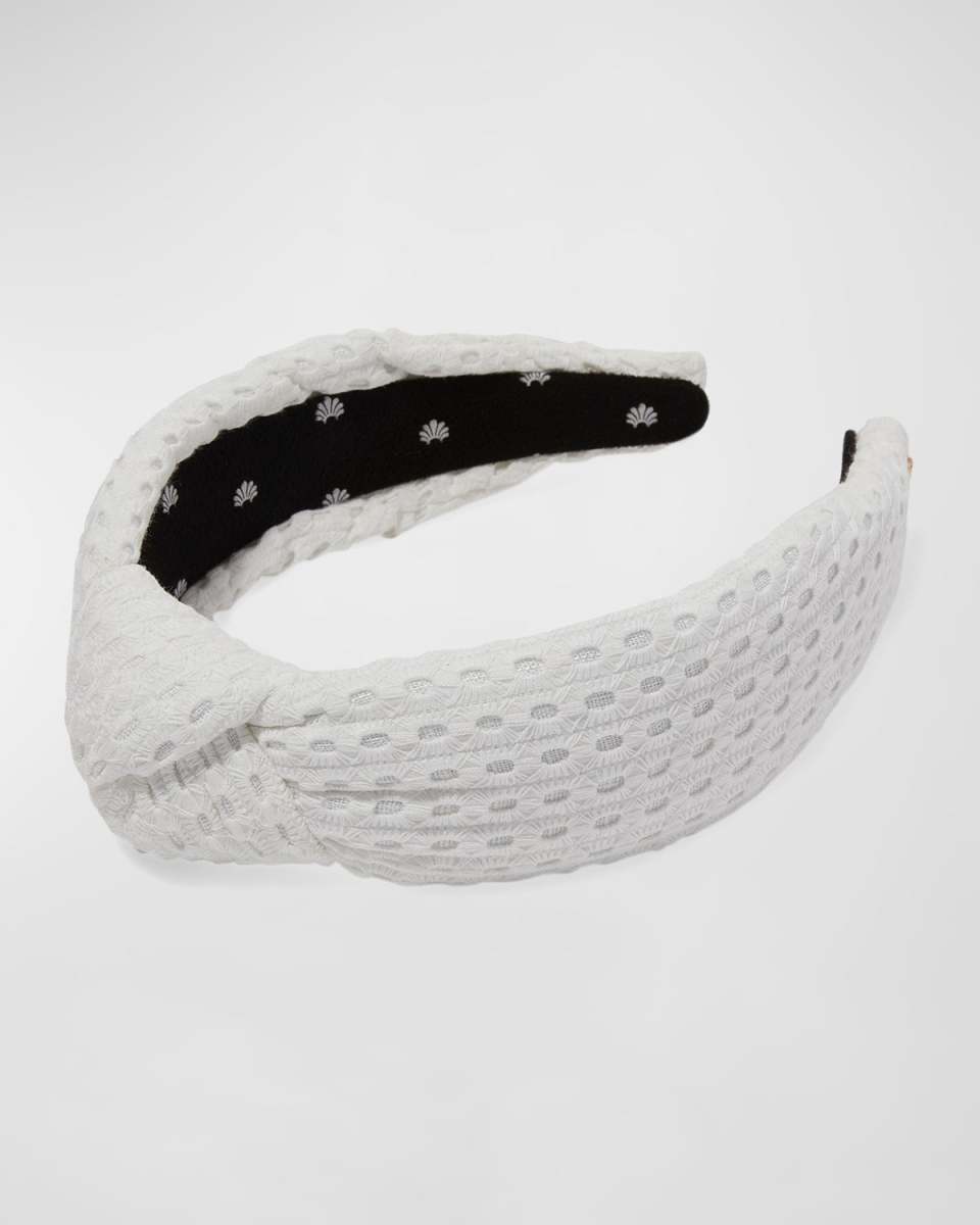 Eyelet Knotted Headband