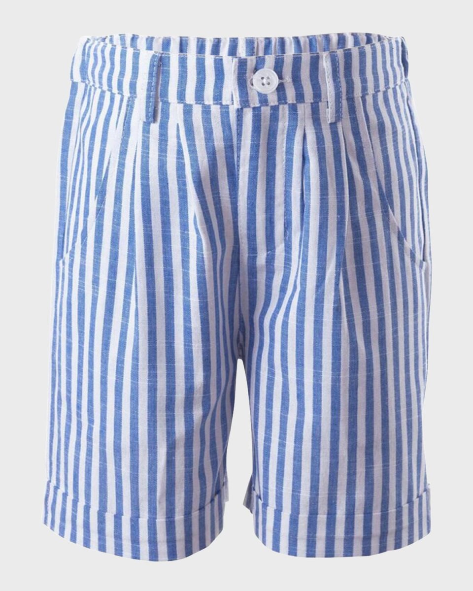 Boy's Oxford Stripe Shorts, Size 2-