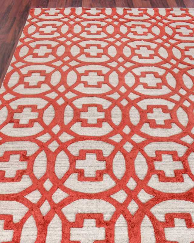 Belmar Circles Hand-Knotted Rug, 6' x 9'