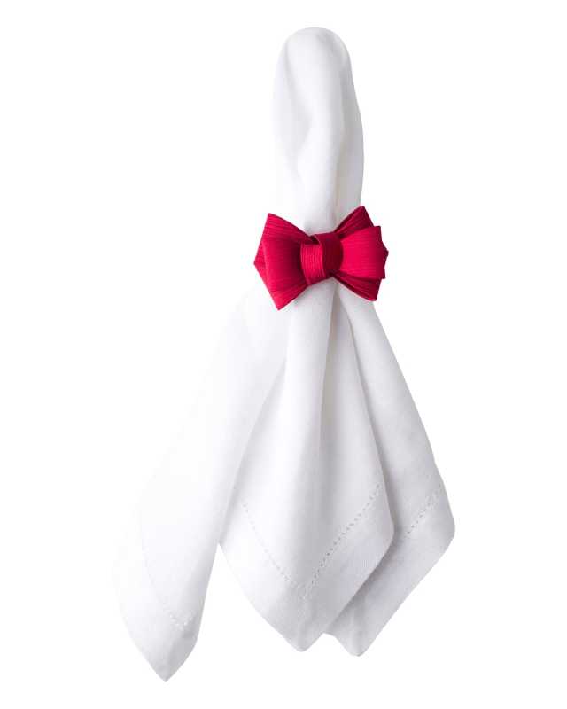 Tuxedo Napkin Ring - Ruby