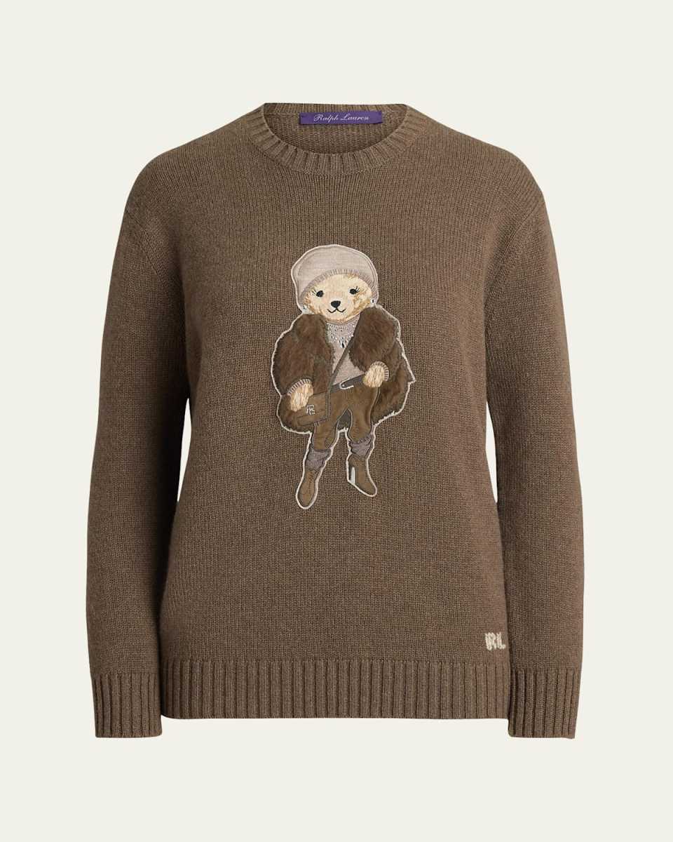 Winter Polo Bear Lofty Cashmere Sweat