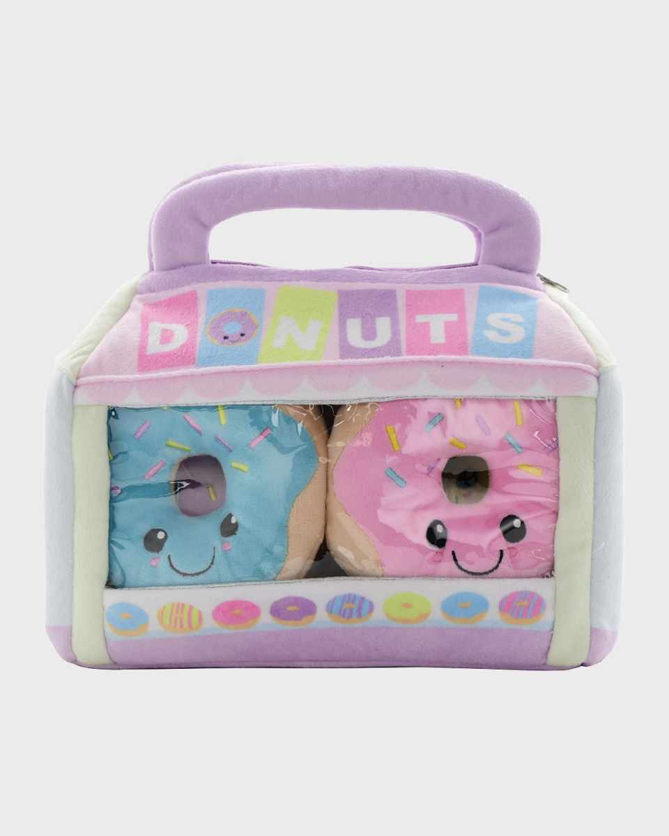 Kid's Box of Donuts Interactive Plush Toy