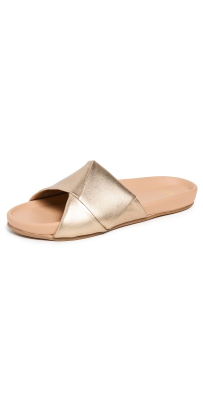 beek Tori Slides Gold/Beach