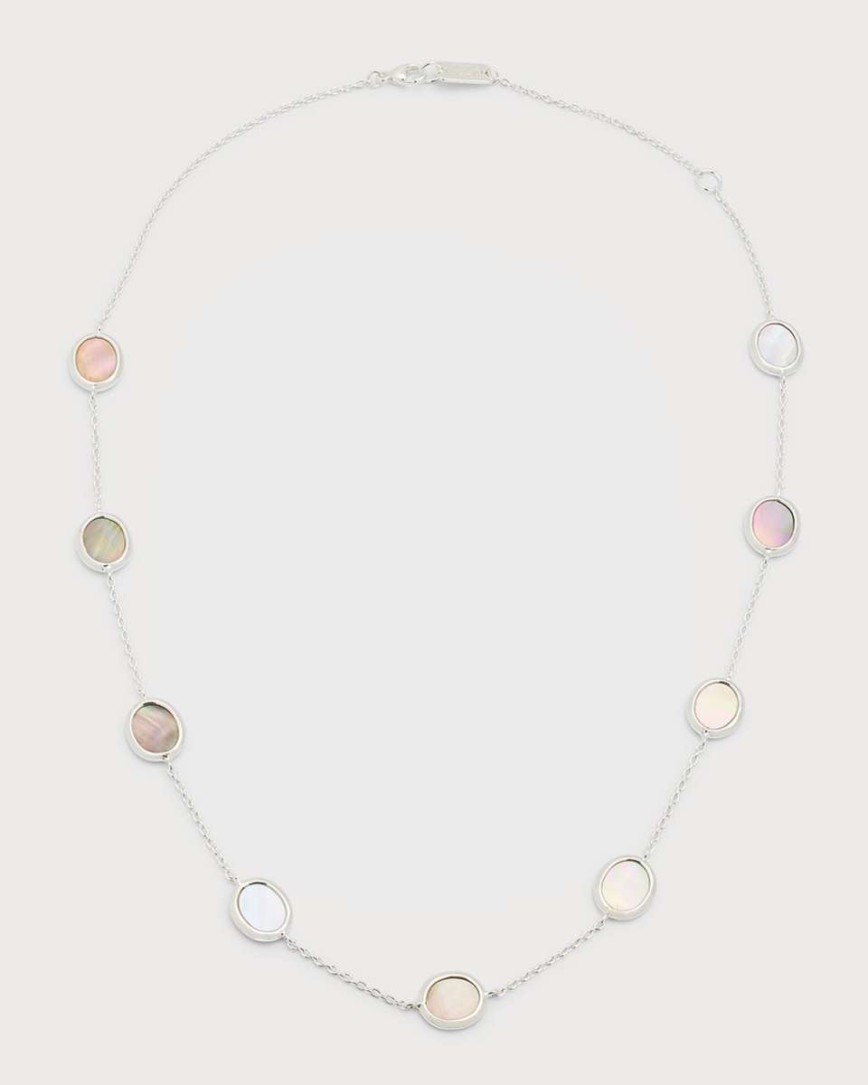 Short Confetti Necklace in Sterling Silver