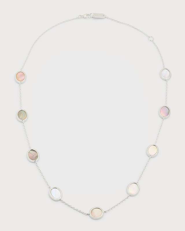 Short Confetti Necklace in Sterling Silver