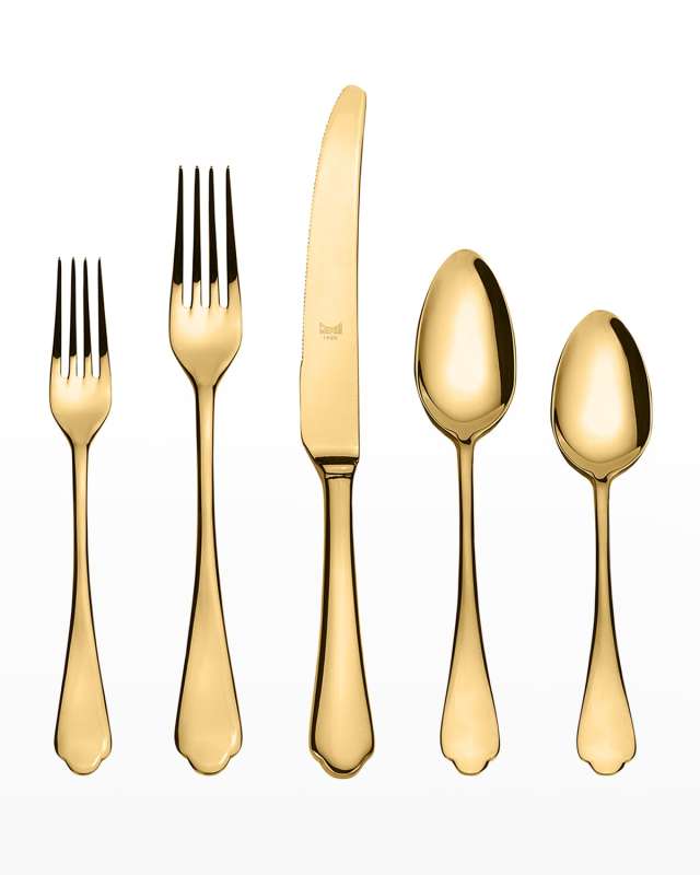 Dolce Vita Oro Mirrored 20-Piece Flatware Set