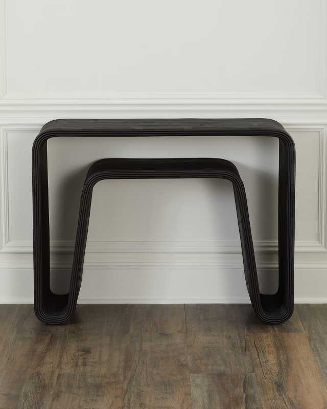 Beltran Rattan Console Table