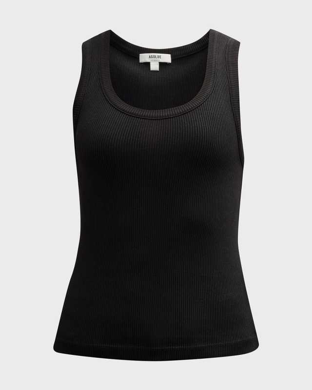 Poppy Scoop-Neck Tank Top