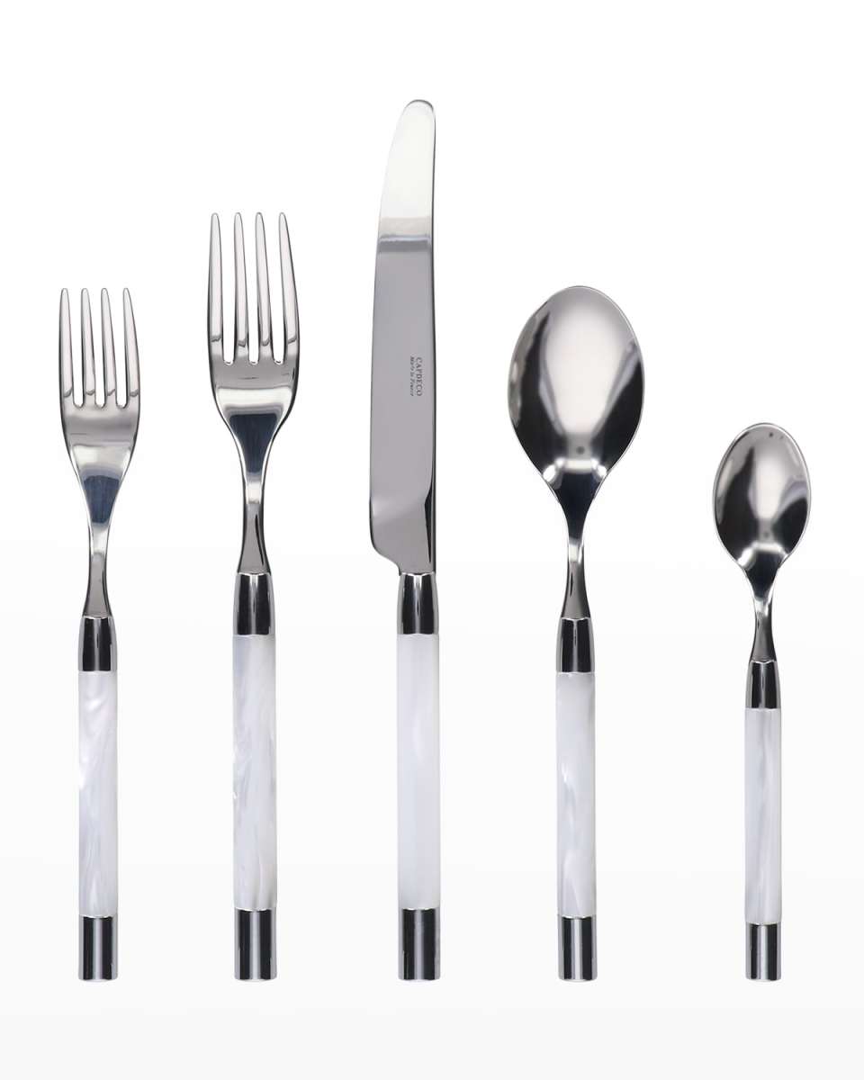 Conty 5-Piece Place Setting, White