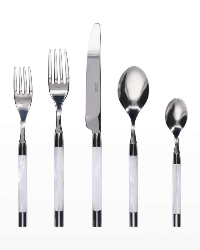 Conty 5-Piece Place Setting, White