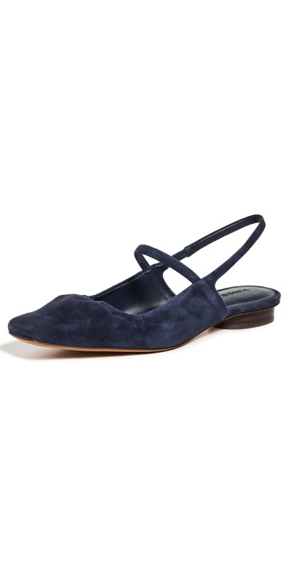 Vince Venice Flats Blue Ink