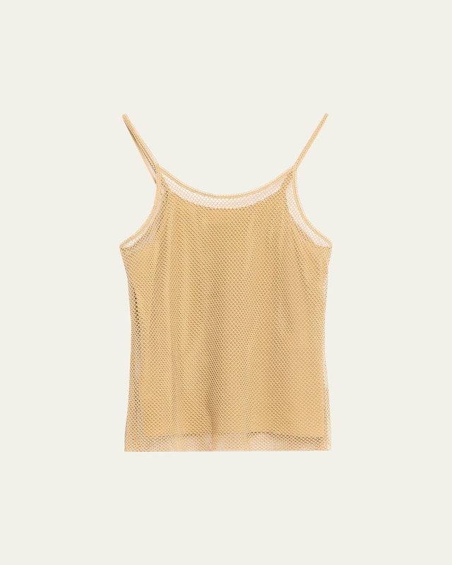 x Atelier Jolie Layered Fishnet Cami Top