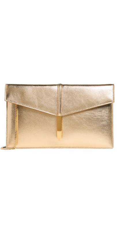 DeMellier Tokyo Clutch Gold Smooth