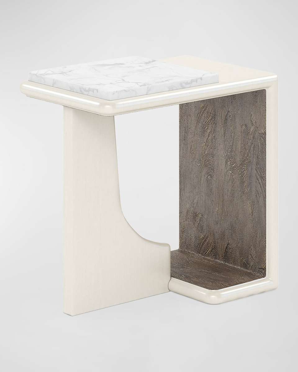 Blanc Chairside Table
