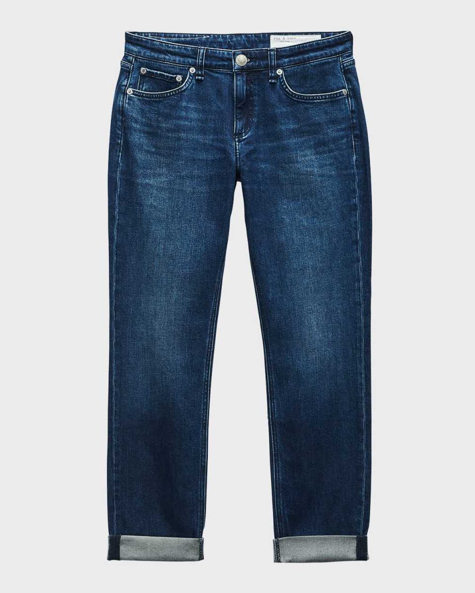 Dre Low-Rise Slim Boyfriend Jeans